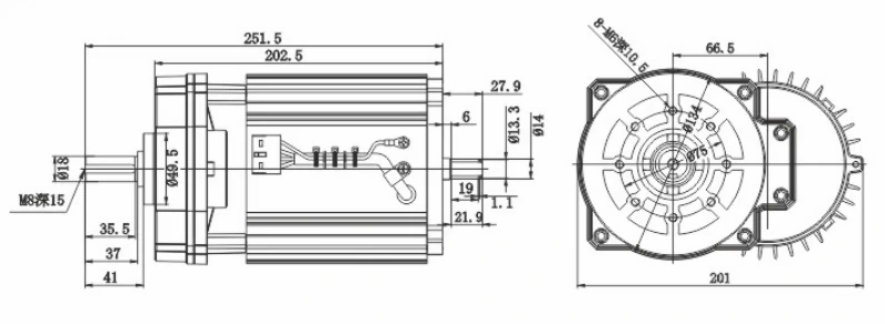 Advanced Cooling and Robust Reliability Industrial AC Geared Motor