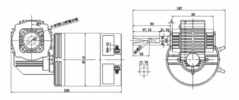 TorqueGuard 250 IP44-R Geared Motor